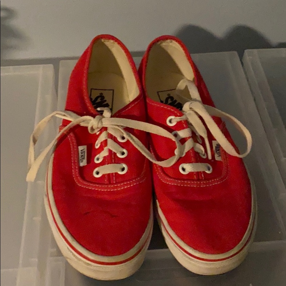 Pink Authentic Style Vans